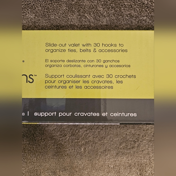 Rubbermaid Closet Configurations Tie & Belt Valet, White, NWT - Picture 2 of 5